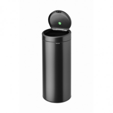 Cos de gunoi Brabantia Touch Bin New 1008860, 30 L, Inchidere silentioasa si lina, Gri inchis