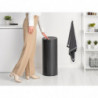 Cos de gunoi Brabantia Touch Bin New 1008860, 30 L, Inchidere silentioasa si lina, Gri inchis