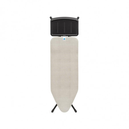 Masă de călcat Brabantia C 1003374, 124x45 cm, 7 poziții de reglare, Suport generator de abur, Gri deschis