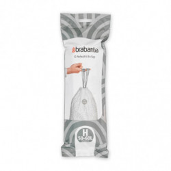 Brabantia PerfectFit Touch/Push/Big Bin Bags 647039, dimensiune H, 50-60 l, 10 buc, alb