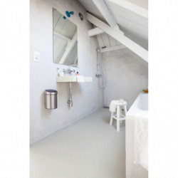 Cos de gunoi Brabantia Touch Bin 647211, 3 L, Deschidere lina si silentioasa, Montare pe perete, Inox/Mat