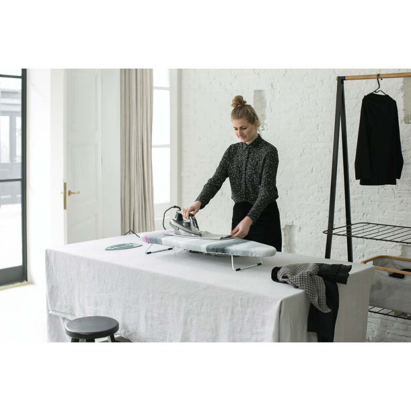 Masa de calcat Brabantia S 1000819, 95x30 cm, Compact, Carlig de agatat, Multicolor
