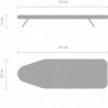 Masa de calcat Brabantia S 1000819, 95x30 cm, Compact, Carlig de agatat, Multicolor