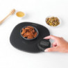 Cantar de bucatarie Brabantia Tasty+ 1001253, Pana la 5 kg, Nu necesita baterii, Tare, Afisaj digital, Gri inchis