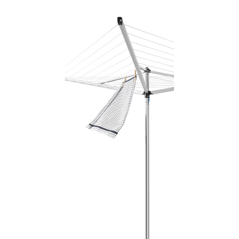 Uscator de rufe pentru exterior Brabantia Essential 1003460, 30 m, Baza pentru beton, Husa, Rezistent la coroziune, Inox