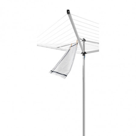 Uscator de rufe pentru exterior Brabantia Essential 1003460, 30 m, Baza pentru beton, Husa, Rezistent la coroziune, Inox