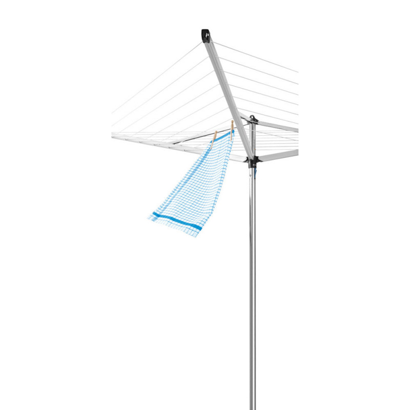 Uscator de rufe pentru exterior Brabantia Essential 1003460, 30 m, Baza pentru beton, Husa, Rezistent la coroziune, Inox