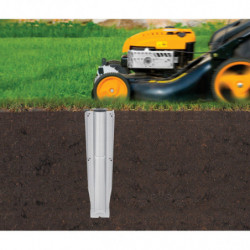 Uscator de rufe pentru exterior Brabantia Essential 1003460, 30 m, Baza pentru beton, Husa, Rezistent la coroziune, Inox