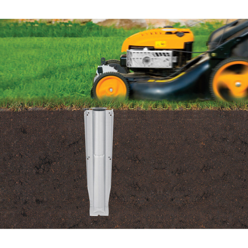 Uscator de rufe pentru exterior Brabantia Essential 1003460, 30 m, Baza pentru beton, Husa, Rezistent la coroziune, Inox