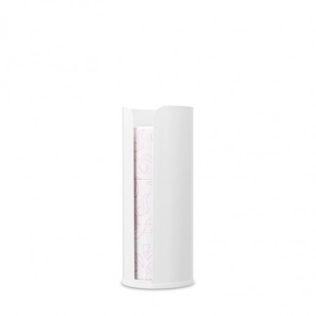 Suport hârtie igienică Brabantia ReNew 1003470, Triplu, Rezistent la coroziune, Alb