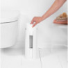 Suport hârtie igienică Brabantia ReNew 1003470, Triplu, Rezistent la coroziune, Alb