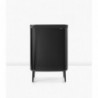 Cos de rufe Brabantia Bo 1004177, 2x45 L, Umplere fara deschidere, Orificii aerisire, Picioare reglabile, Negru