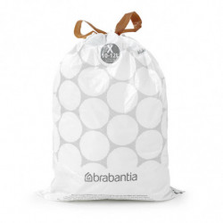 Saci de gunoi Brabantia PerfectFit NewIcon/Bo 1005582, Dimensiune X, 10-12 L, 40 buc, Alb