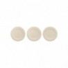 Set 3 recipiente depozitare Brabantia ReNew 1006269, 3 cutii, Fund moale anti-alunecare, Bej