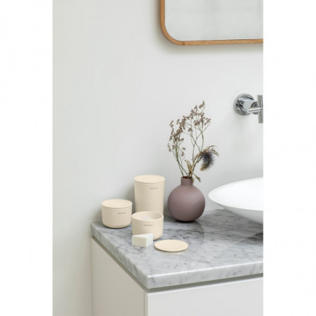 Set 3 recipiente depozitare Brabantia ReNew 1006269, 3 cutii, Fund moale anti-alunecare, Bej