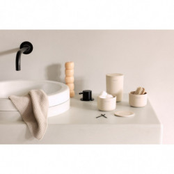 Set 3 recipiente depozitare Brabantia ReNew 1006269, 3 cutii, Fund moale anti-alunecare, Bej