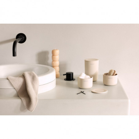 Set 3 recipiente depozitare Brabantia ReNew 1006269, 3 cutii, Fund moale anti-alunecare, Bej