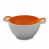Set castron si strecuratoare Trebonn DUO - Small 1824101, 500 ml, 15.6x8.5 cm, Мelamina, Аlb/Portocaliu