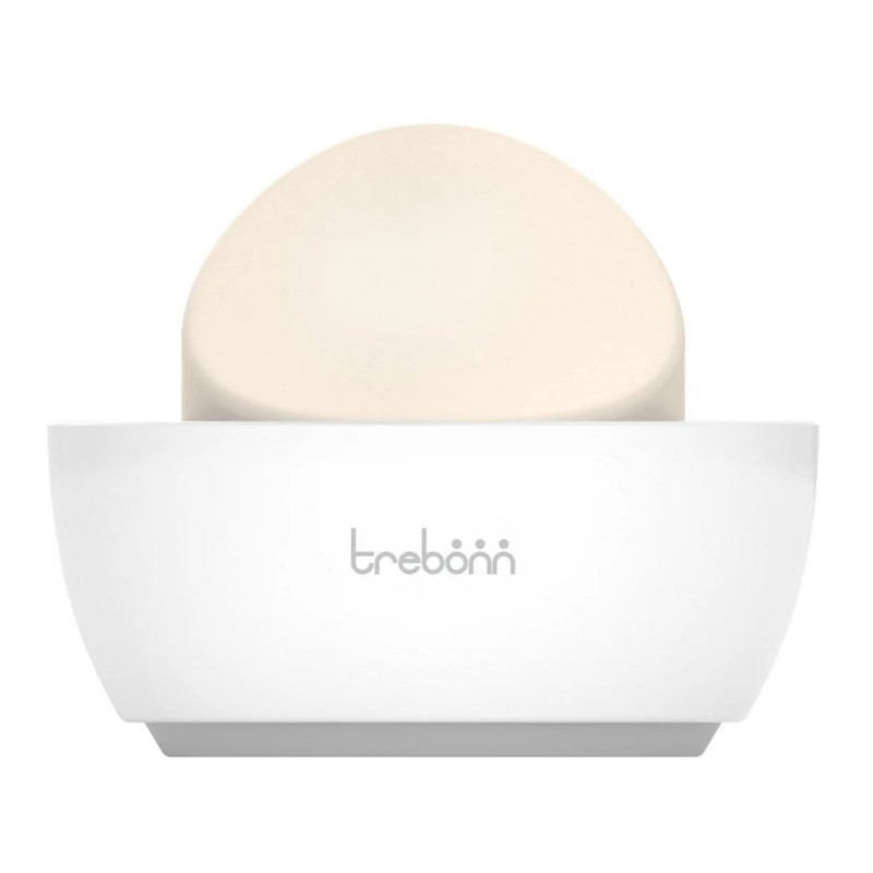 Sapuniera Trebonn 3025130, 4x9x9 cm, Scurgere, Baza antiderapanta, Alb/Gri