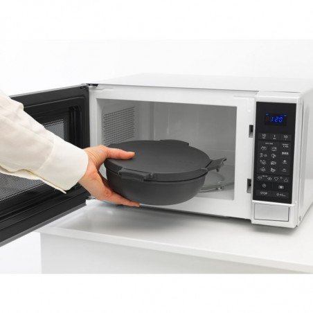 Salatiera Brabantia Make&Take 1006302, 1,3 L, Inchidere etansa, Fara BPA, Gri închis