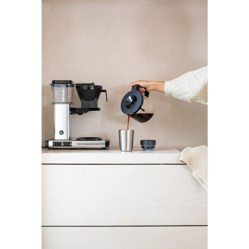 Cana thermos Brabantia Make&Take 1008491, 200 ml, Fara varsare, Fara BPA, Argintiu/Negru