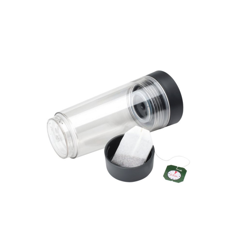 Termo pahar Brabantia Make&Take 1008493, 360 ml, Fara BPA, Gri inchis