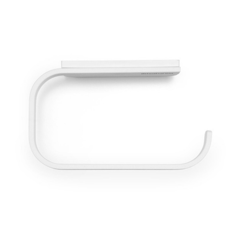 Suport hartie igienica Brabantia MindSet 1005666, Acoperit mineral, Elemente de fixare ascunse, Alb