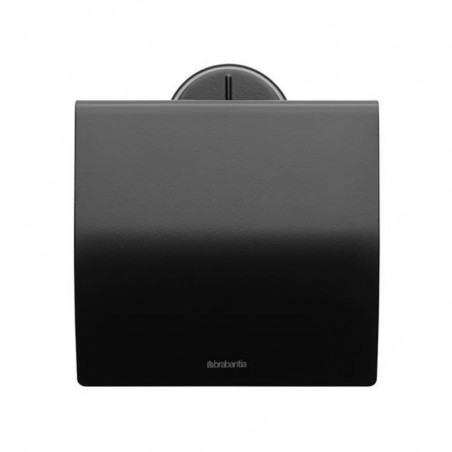 Suport hartie igienica Brabantia Profile 90300320, Montare pe perete, Rezistent la coroziune, Negru