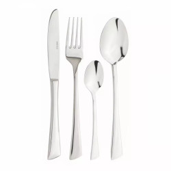 Set tacâmuri Kinghoff KH 1512, 24 piese, Pentru 6 persoane, Oțel inoxidabil, Argint