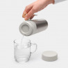 Sticla thermos Brabantia Make&Take 1008488, 500 ml, Perete dublu, Fara BPA, Argintiu/Gri deschis