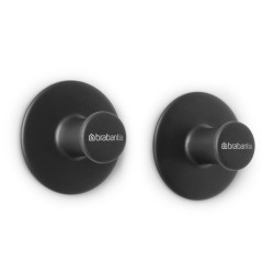 Set 2 agatatoare prosoape Brabantia ReNew 1003485, Kit de montare inclus, Pana la 2 kg, Gri inchis