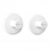 Set 2 agatatoare prosoape Brabantia ReNew 1003486, Kit de montare inclus, Pana la 2 kg, Alb