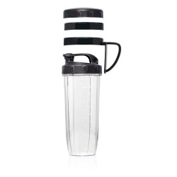 Alpina Nutrition Blender, 4 lame, 1200 W, recipient de 1 L, fără BPA, Inox/Negru