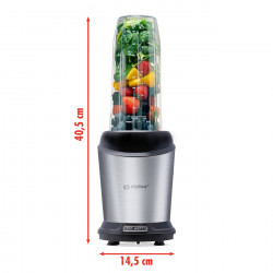 Alpina Nutrition Blender, 4 lame, 1200 W, recipient de 1 L, fără BPA, Inox/Negru