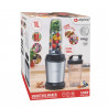 Alpina Nutrition Blender, 4 lame, 1200 W, recipient de 1 L, fără BPA, Inox/Negru