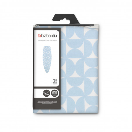 Husa pentru masa de calcat Brabantia D 1005638, 135x45 cm, 8 mm, Albastru deschis