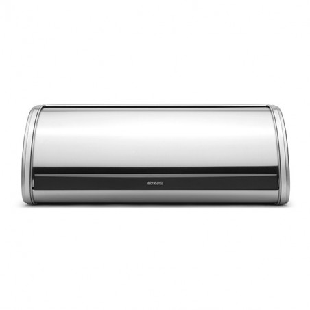 Cutie pentru paine Brabantia Roll Top 646890, 16 L, 44.5x26 cm, Constructie usoara si robusta, Inox/Mat