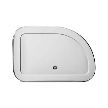 Cutie pentru paine Brabantia Roll Top 646890, 16 L, 44.5x26 cm, Constructie usoara si robusta, Inox/Mat