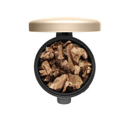 Cos de gunoi cu pedala Brabantia NewIcon 1003209, 30 L, Inchidere lina, Baza antiderapanta, Auriu metalic