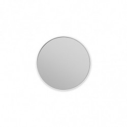 Oglindă de perete Brabantia MindSet Mineral 1005691, 5x mărire, Suport magnetic, Rezistent la coroziune, Acoperire minerală, Alb