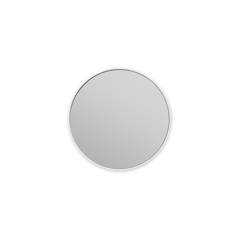 Oglindă de perete Brabantia MindSet Mineral 1005691, 5x mărire, Suport magnetic, Rezistent la coroziune, Acoperire minerală, Alb