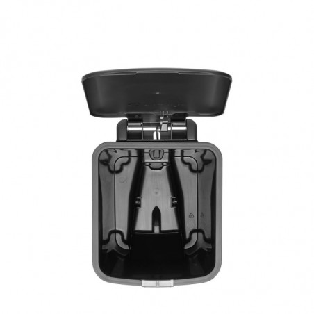 Coș cu pedală Brabantia StepUp 1008476, 10 L, Materiale ecologice, Deschidere mare, Gri închis