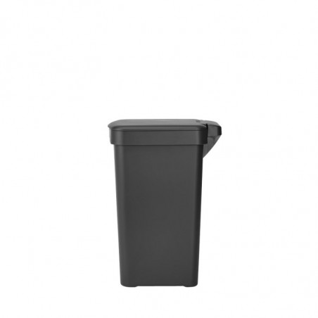 Coș cu pedală Brabantia StepUp 1008476, 10 L, Materiale ecologice, Deschidere mare, Gri închis