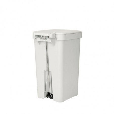 Coș cu pedală Brabantia StepUp 1008480, 16 L, Materiale ecologice, Deschidere mare, Gri deschis