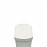 Coș cu pedală Brabantia StepUp 1008480, 16 L, Materiale ecologice, Deschidere mare, Gri deschis