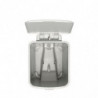 Coș cu pedală Brabantia StepUp 1008480, 16 L, Materiale ecologice, Deschidere mare, Gri deschis