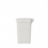 Coș cu pedală Brabantia StepUp 1008480, 16 L, Materiale ecologice, Deschidere mare, Gri deschis