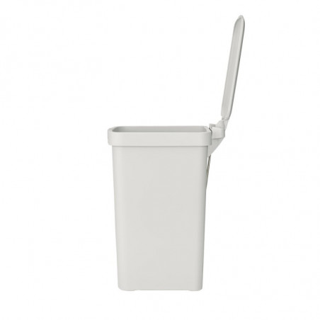 Coș cu pedală Brabantia StepUp 1008480, 16 L, Materiale ecologice, Deschidere mare, Gri deschis