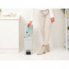 Coș cu pedală Brabantia StepUp 1008480, 16 L, Materiale ecologice, Deschidere mare, Gri deschis