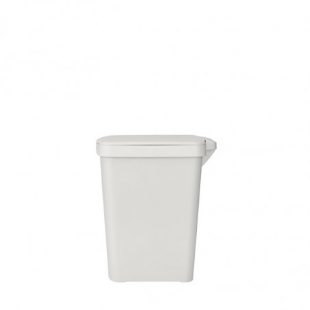 Coș cu pedală Brabantia StepUp 1008483, 25 L, Materiale ecologice, Deschidere mare, Gri deschis
